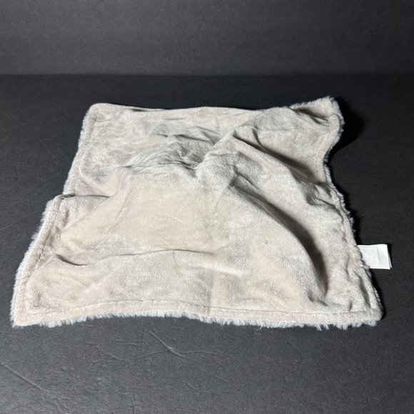 Okie Dokie Beige Taupe Teddy Bear Lovey Security Blanket Baby Plush Soft Toy - Picture 8 of 10